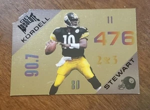 Tarjeta de fútbol americano Kordell Stewart Playoff Absolute #10 de los Steelers - Imagen 1 de 2