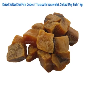 Getrocknete gesalzene Segelfischwürfel (Thalapath) 100% Qualität Meeresfrüchte gesalzen Trockenfisch 1kg - Bild 1 von 5