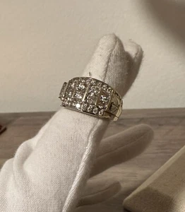 Pre-Owned Zales Men’s 10K Yellow Gold 2 CTW Diamond Ring 11 Grams Sz. 10 - Picture 1 of 10