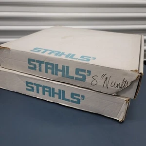 Stahls Vintage Heat Press Uniform Numbers Vinyl Varsity Lot Mixed 6 & 8" - Picture 1 of 24