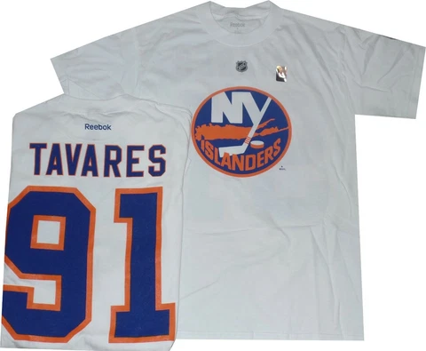 John Tavares New York Islanders White Reebok Mens Shirt New tags Clearance Cover