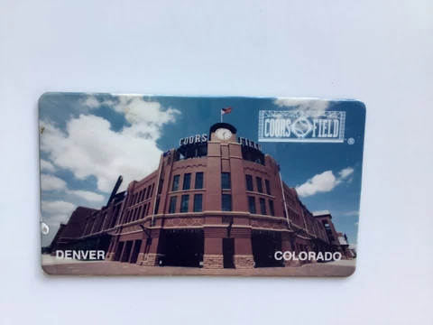 COLORADO ROCKIES COORS FIELD Denver Souvenir Magnet 3” x 2” Cover