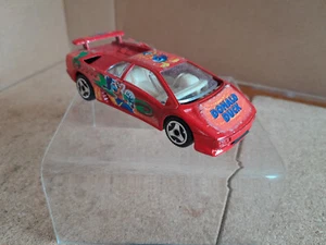 Burago Lamborghini Diablo Model Car Donald Duck 1/43 - Good Condition - Picture 1 of 4