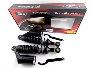 YAMAHA DT80 81-83 280mm JBS AIR NITROGEN CELL SHOCK ABSORBERS BLK - Picture 1 of 4