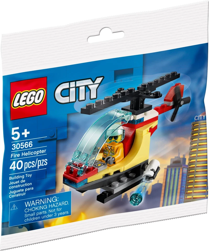 LEGO 30566 CITY FIRE HELICOPTER - NEW & SEALED POLYBAG - Image 1 of 1