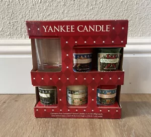 NIB Retired Yankee Candle Holiday Christmas 5 Votive Candle Boxed Gift Set 2006 - Picture 1 of 7