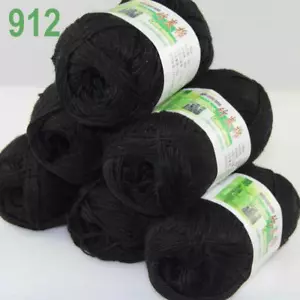 Summer 6Ball x 50g Bamboo Cotton Baby DIY Thread Knitting Crochet Finger Yarn 12 - Picture 1 of 3