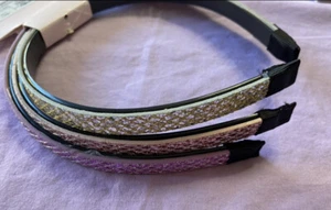 More Than Magic Girls' 3pk Multi Glitter Headband Set - Picture 1 of 3