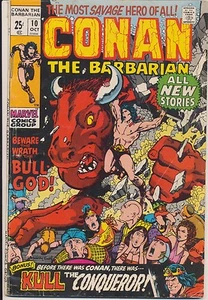 Conan the Barbarian #10 Marvel Comics 1971, Barry Smith Art [B] - Bild 1 von 2