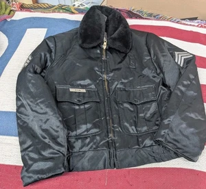 Vintage Horace Small Tuffy Jac Polizei Feuerwehr Stepp gefütterte Jacke Gr. 42 - Bild 1 von 12
