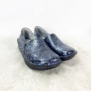 Zapatos Derby Alegria Debra Blue Racer 39/8 nuevos sin caja para mujer de cuero negro plataforma - Imagen 1 de 12