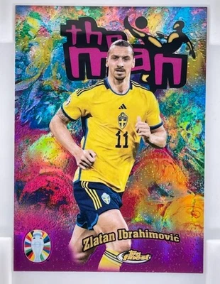 Zlatan Ibrahimovic 2023 Topps Finest Road To UEFA Euro 2024 The Man #TM-ZI - Image 1 of 2