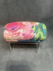 VERA BRADLEY custodia rigida imbottita a conchiglia per occhiali da sole superbloom floreale - Foto 1 di 10