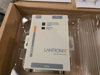 LANTRONIX UDS100-02 ETHERNET SWITCH - NEW & UNTESTED - Image 1 of 4