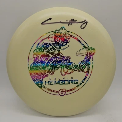 Innova Glow Aviar Heimborg Calvin Heimburg Autographed White/Rainbow Holo 175g - Image 1 of 4