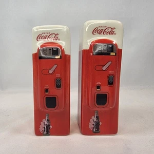 Juego de coctelera de sal y pimienta máquina expendedora de Coca Cola - cerámica - Imagen 1 de 4