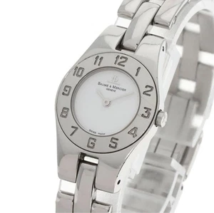 Baume Mercier Linea Women's Watch Stainless Steel Case & Band Used - Picture 1 of 7