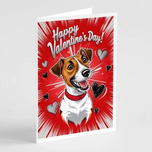 Jack Russell Terrier Happy Valentinstag Karten Umschläge Packung 8 DAC7905GCA7P - Bild 1 von 3