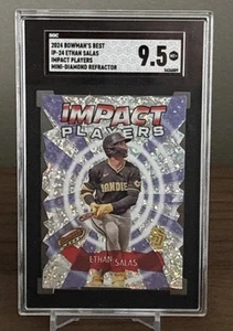 2024 Bowman's Best Ethan Salas Impact Players Mini-Diamond Refractor #24 SGC 9.5 - Bild 1 von 2