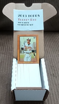 2013 Topps Turkey Red Complete Set 100 Cards Machado RC-Trout-Jeter-Harper SSP's - Image 1 of 3
