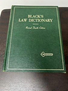 Black's Law Dictionary Revised Fourth 4th Edition (1968) by Henry Campbell - Bild 1 von 3