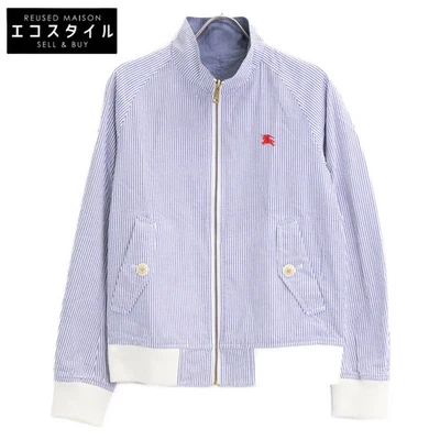 Blusa reversible Burberry Black Label D1F15-117-24 azul blanco Seersucker Foto 1 de 4