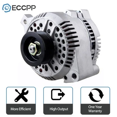 ECCPP Alternator For Ford 3.8L Mustang 1994-2000 Thunderbird Cougar 1994-97 7771 Foto 1 de 4