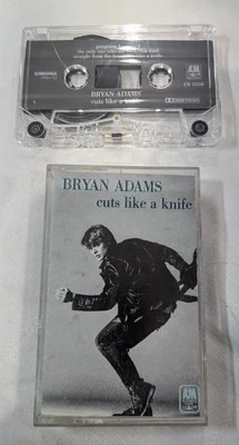 Bryan Adams - Cuts Like A Knife (CASSETTE) 1983, Very Good Condition  Foto 1 de 3