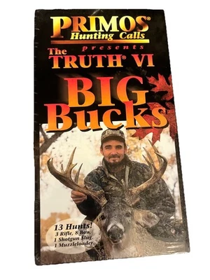 Primos Hunting VHS Calls The Truth VI 6  Big Bucks Deer Vintage RARE Sealed New - Image 1 of 4
