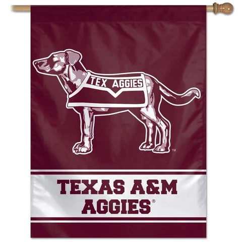 TEXAS A&M AGGIES MASCOT 27"X37" BANNER FLAG BRAND NEW FREE SHIPPING WINCRAFT Cover