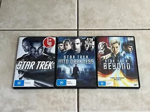Star Trek, Star Trek Into Darkness & Star Trek Beyond DVDS Bundle - Picture 1 of 12