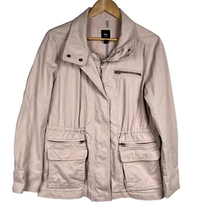 the Gap Pink Canvas Jacket Size Medium - Picture 1 of 4