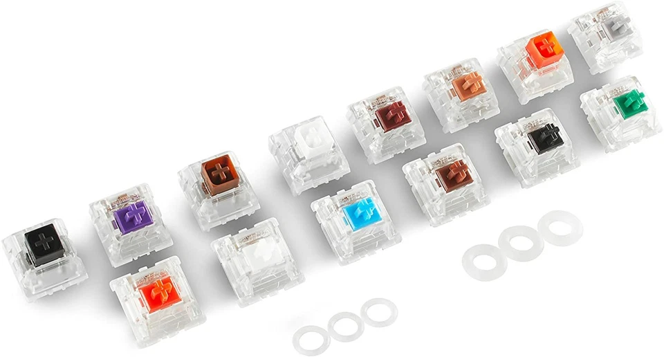 Glorious MX Switch Tester / Sample Pack for Mechanical Keyboards Includes: 14 Ga - Image 1 of 1