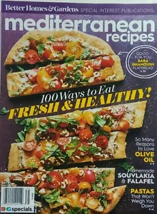 Better Homes & Gardens Mediterranean Recipes 2017 Fresh Healthy FREE SHIPPING sb - Picture 1 of 1