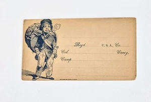 1860's Unused Patriotic Civil War Cover - Drummer Boy - Picture 1 of 2