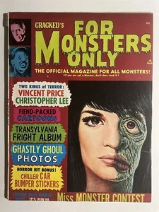 CRACKED'S FOR MONSTERS ONLY #4 1967 GROSSE MAGAZIN HORROR UND SATIRE - Bild 1 von 2