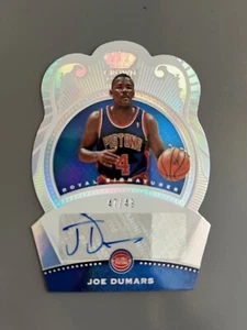 2020-21 Crown Royale Royal Signatures #12 Joe Dumars Autograph /49 RS-JDM - Picture 1 of 2