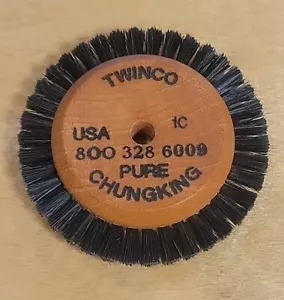 Rueda de pulido para joyeros cepillo de cubo de madera de 2-1/2" 1 fila Twinco 1C cerdas negras - Imagen 1 de 3
