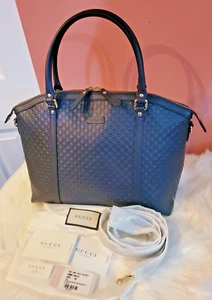 Gucci Microguccissima GG Embosed Leather Satchel with Strap NWT - Picture 1 of 23