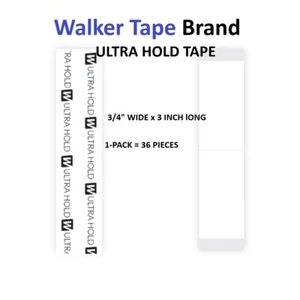 Ultra Hold Tape di Walker Tape Co 3/4 pollici di larghezza 1 confezione = 36 pezzi - Foto 1 di 2