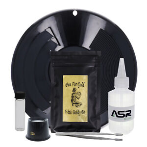 ASR Outdoor Gold Panning Kit with Paydirt Beginner Prospecting Equipment 6pc,