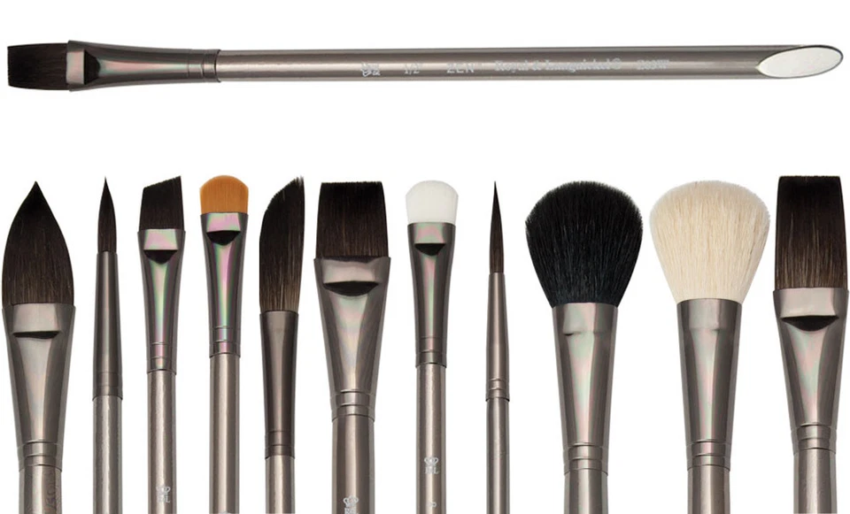 Royal & Langnickel Zen Series 83 Watercolour Paint Brushes in 33 Available Types
