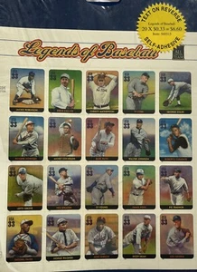 Legends of Baseball Full Set of 20 Unused 33 cent Stamps IN ORIG PACKAGE - Picture 1 of 2