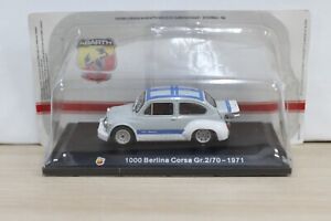 HACHETTE 1/43 FIAT 1000 BERLINA CORSA GR.2/70-1971 DIE CAST COLLECTION MODELS