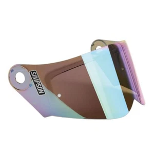 Simpson Darksome Motorcycle Helmet Visor - Rainbow Irridium - Picture 1 of 1