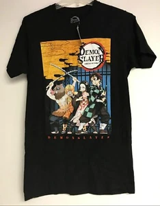 Demon Slayer Men's Kimetsu No Yaiba Poster Adult T-Shirt Anime Manga  Large - Picture 1 of 4