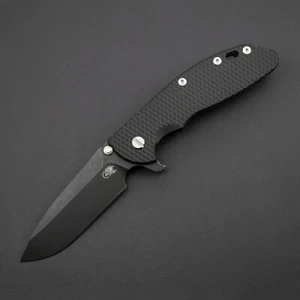 NEW! Hinderer XM24 4" Battle Black Swedged Spear 20CV, Black G10, Exclusive - Picture 1 of 11