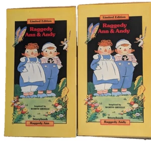 MUÑECAS DE PELUCHE RAGGEDY ANN & ANDY STORYBOOK 1977 EDICIÓN LIMITADA - Imagen 1 de 9
