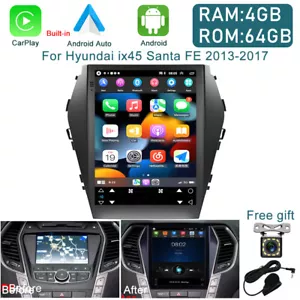 64GB For Hyundai ix45 Santa FE 2013-2017 Radio Apple CarPlay Android 13 Stereo - Bild 1 von 23