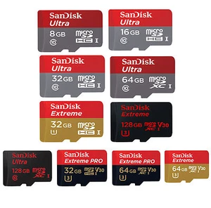 SanDisk 16GB 32GB 64GB 128GB 256G 512G 1TB Ultra Extreme Pro microSD Memory Card - Picture 1 of 35